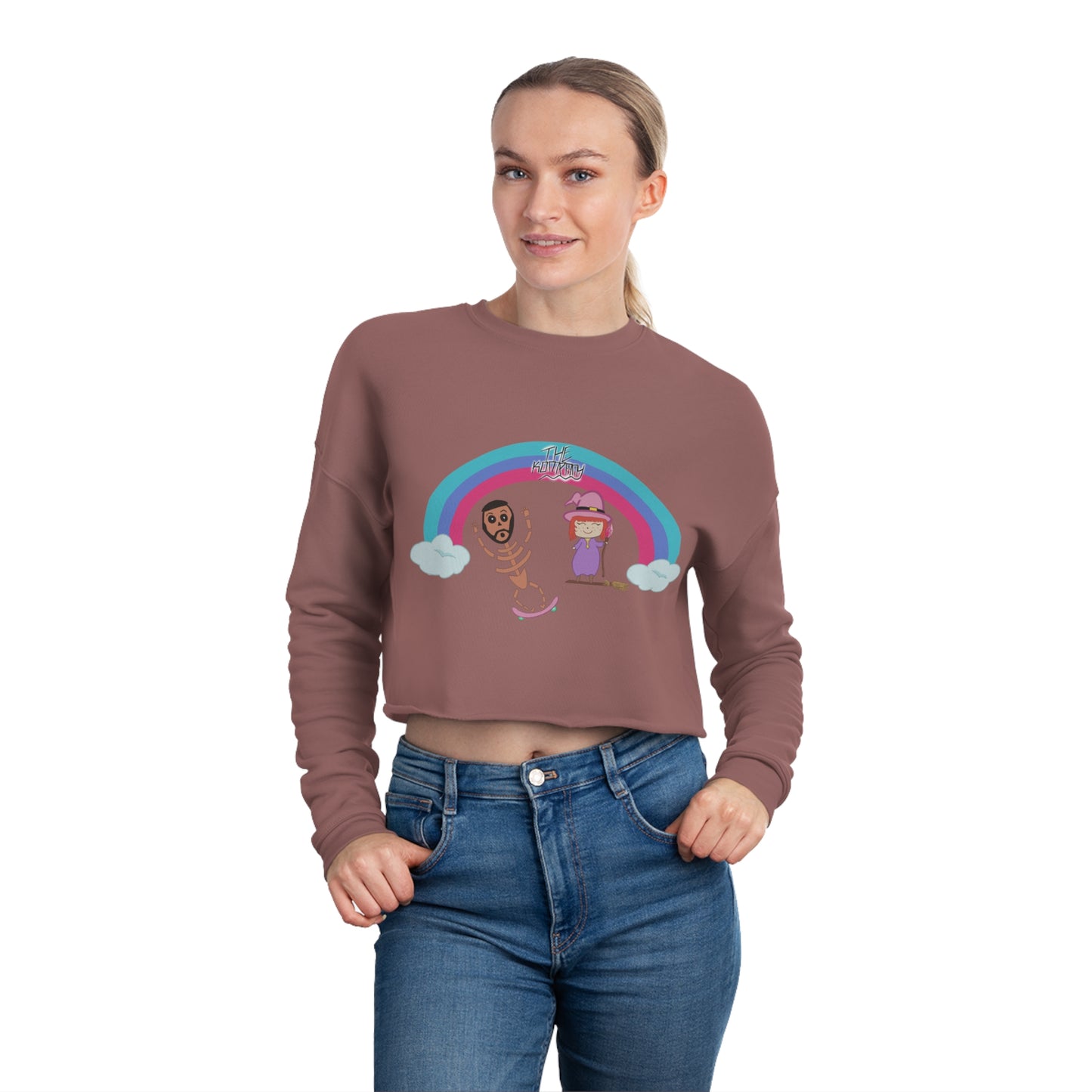 The Witch’s  Loves Spell Cropped Sweatshirt